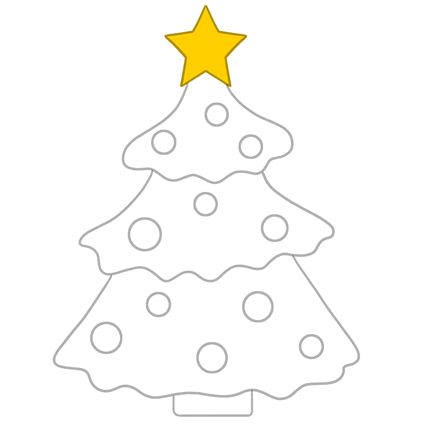 Christmas Tree Drawings 09