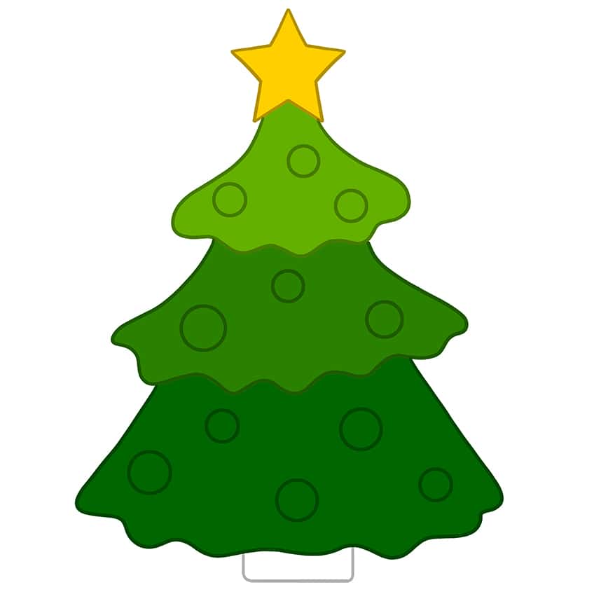 Christmas Tree Drawings 10