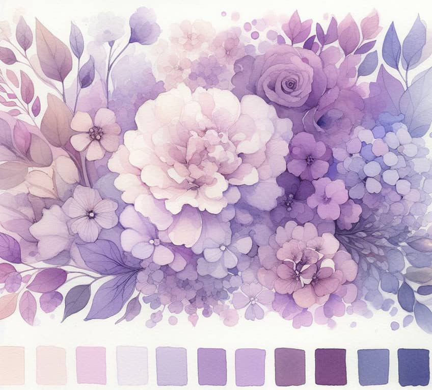 Lilac Color Combination Hues