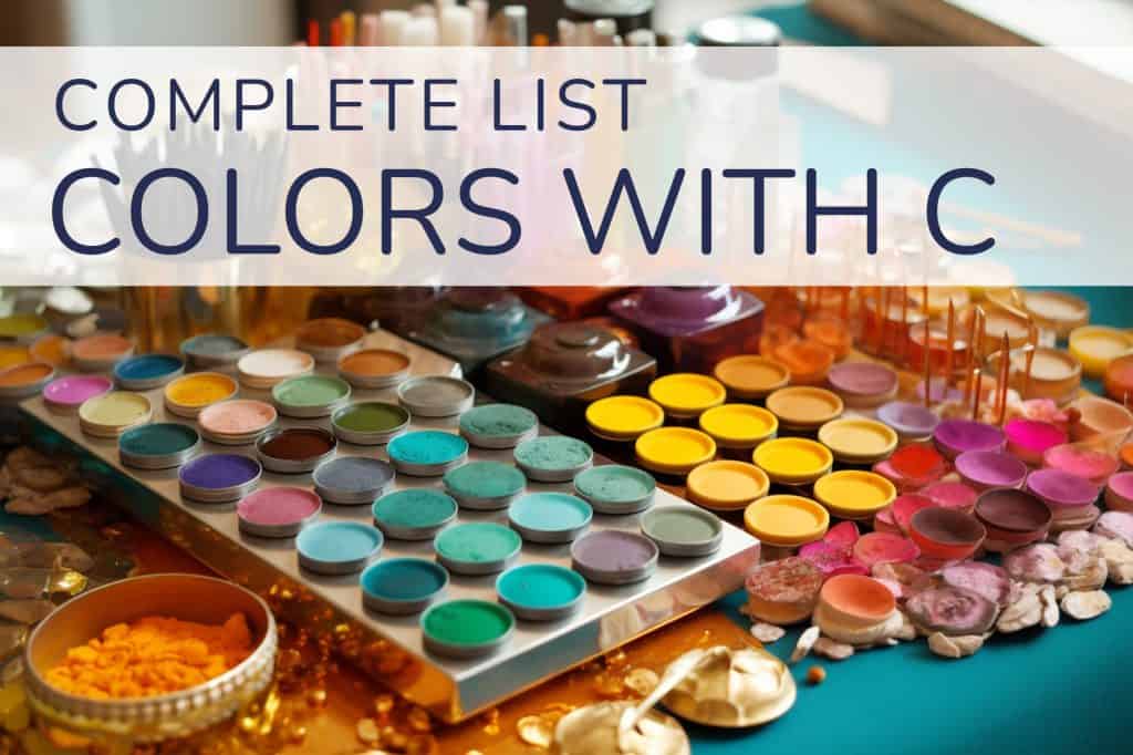 Colors that start with c list with all information