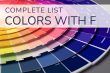 Colors that Start with F - From Facebook Blue to Fuchsia