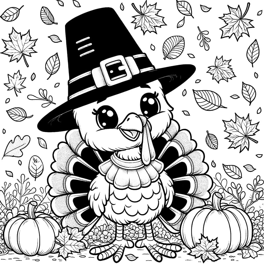 thanksgiving coloring page 01