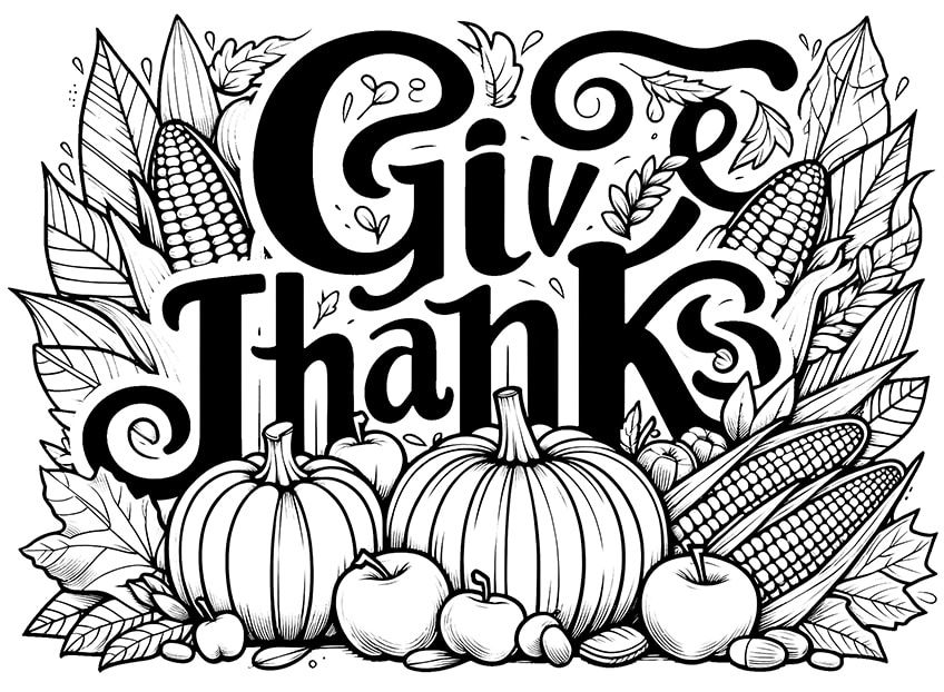 thanksgiving coloring page 03