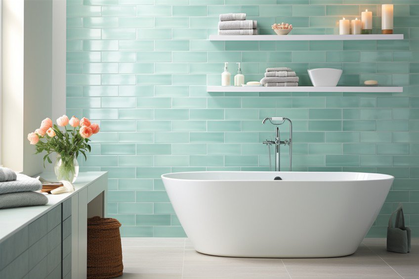 Aquamarine Colors for Bathrooms