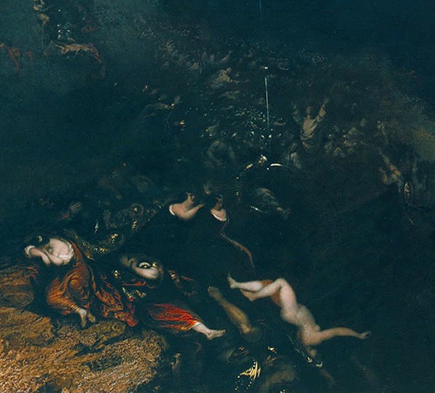 Space in The Great Day of His Wrath Painting