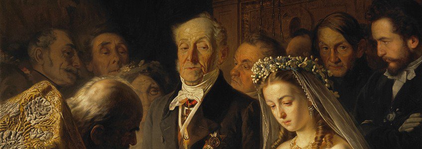 Space in The Unequal Marriage Painting
