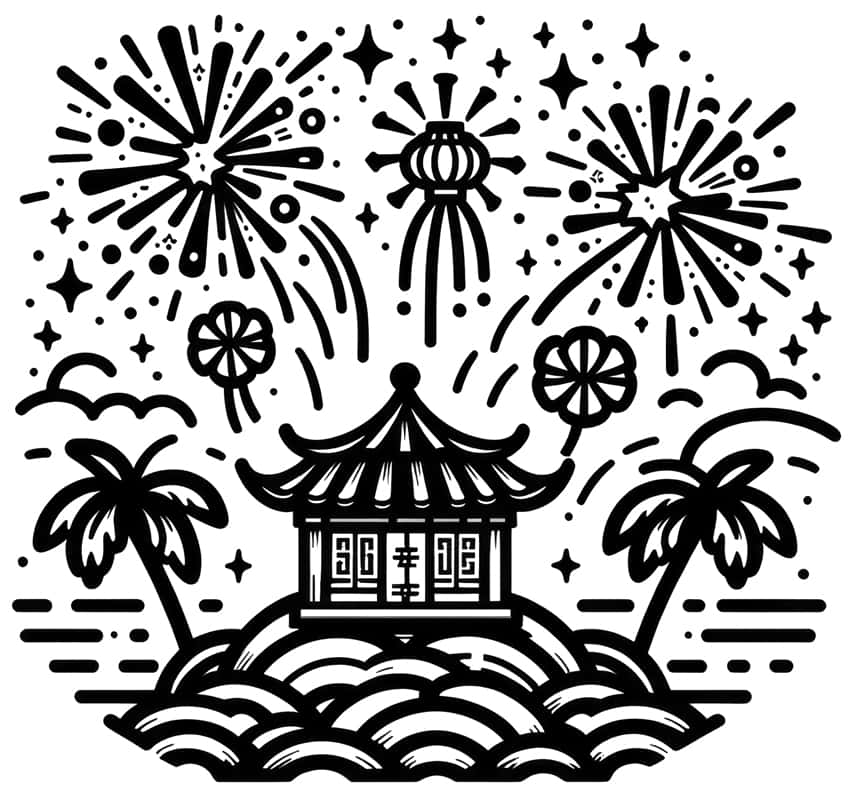 chinese new year coloring page 06