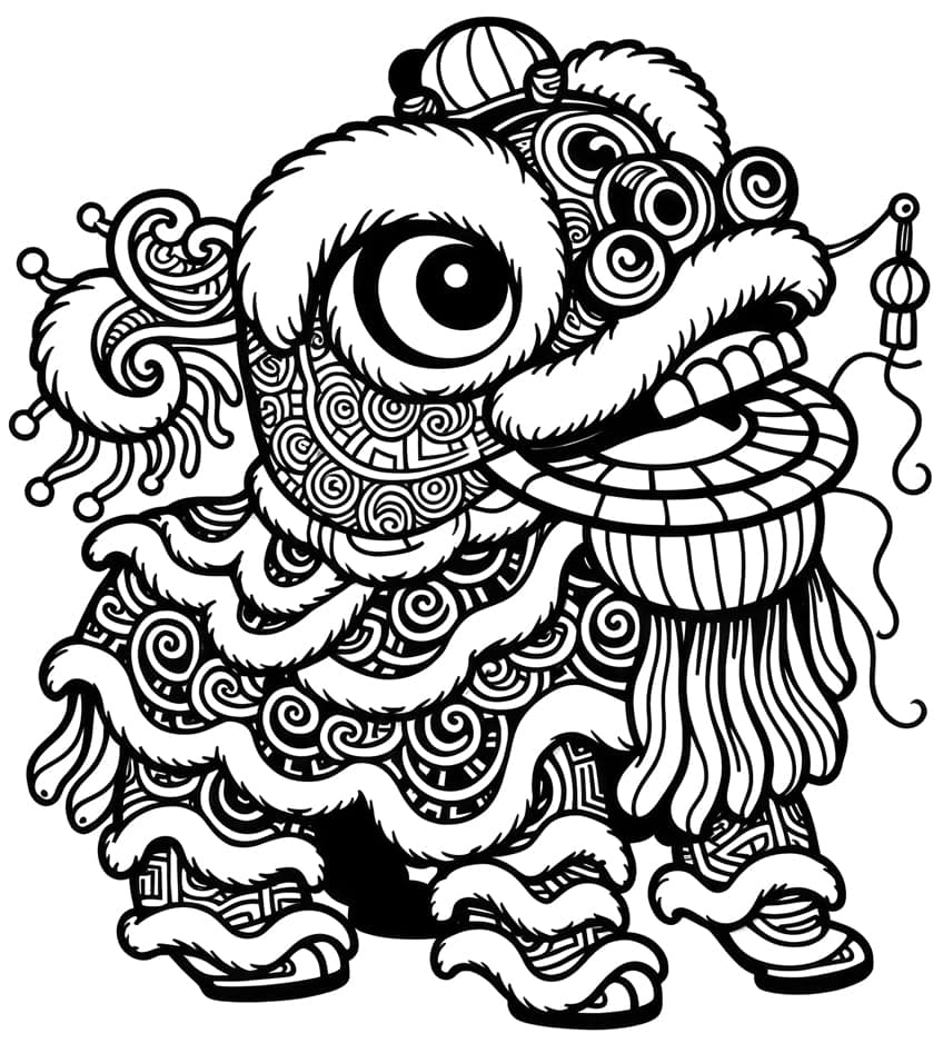 chinese new year coloring page 10