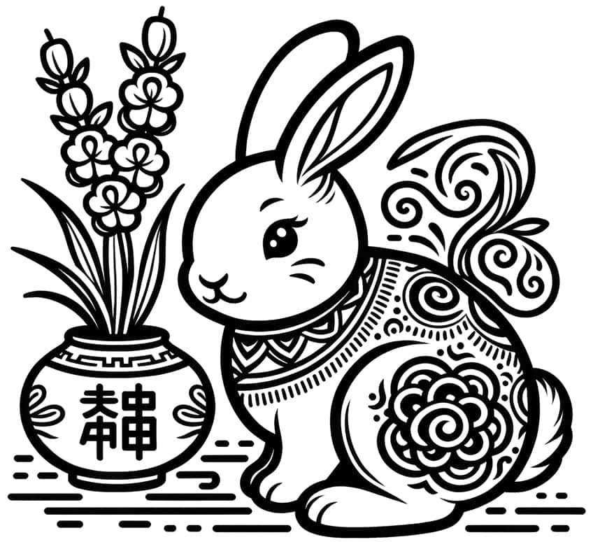 chinese new year coloring page 16
