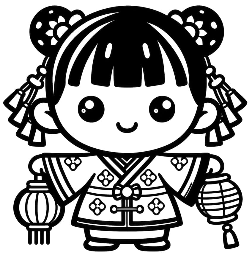 chinese new year coloring page 23