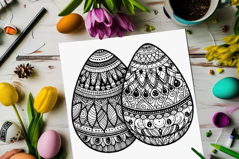 Easter Egg Coloring Pages – 42 Coloring Sheets to Get Creative