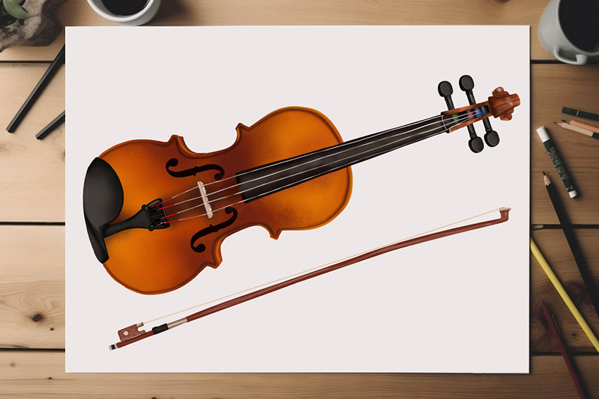 Drawing Line Drawing Violin Illustration PNG Images | PSD Free Download -  Pikbest