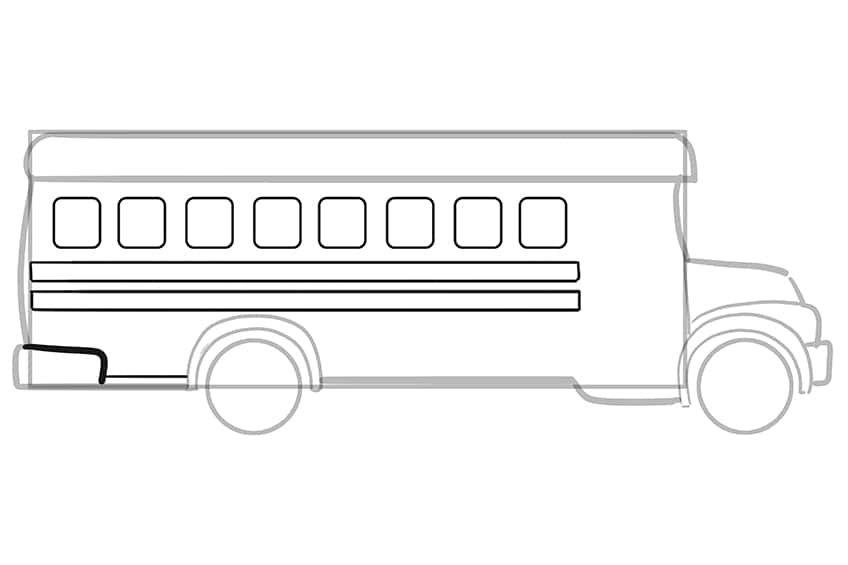 school bus drawing 05