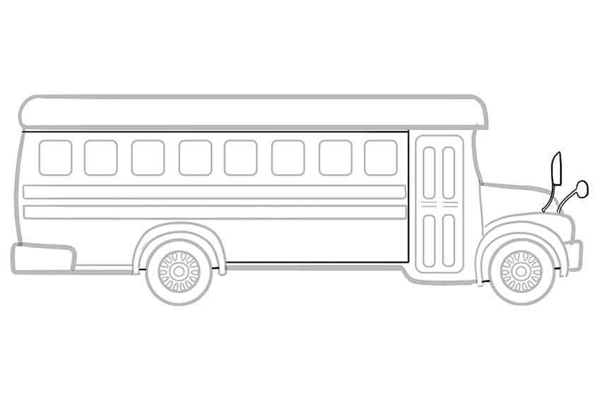 school bus drawing 08