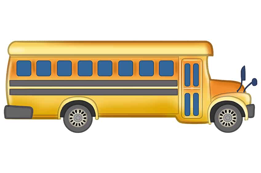 school bus drawing 13