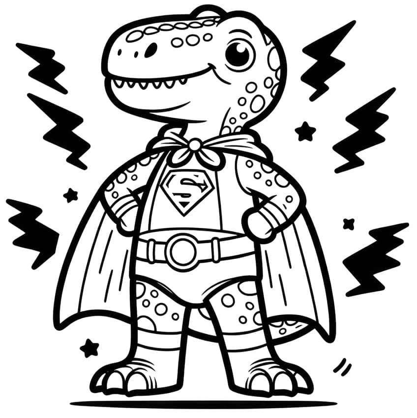 t-rex coloring page 04