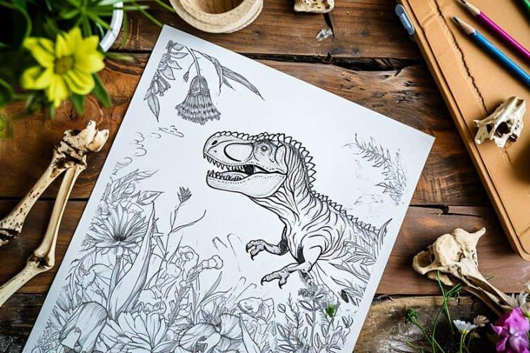 T-Rex Coloring Pages – 30 Free Coloring Sheets