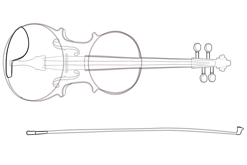 violin drawing 07
