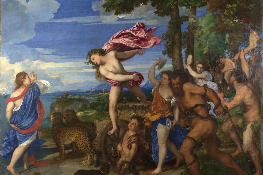 Bacchus and Ariadne by Titan