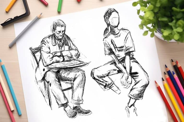 How to Draw a Sitting Pose – 8 Fascinating Tutorials