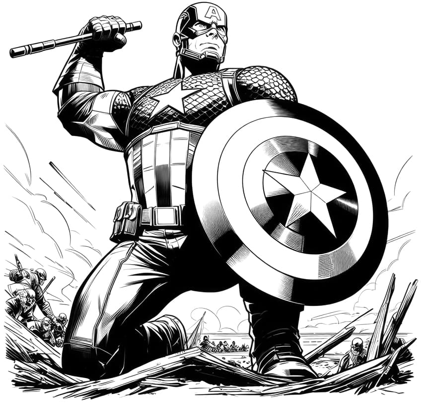 avengers coloring page 03