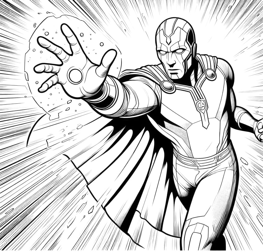 avengers coloring page 07