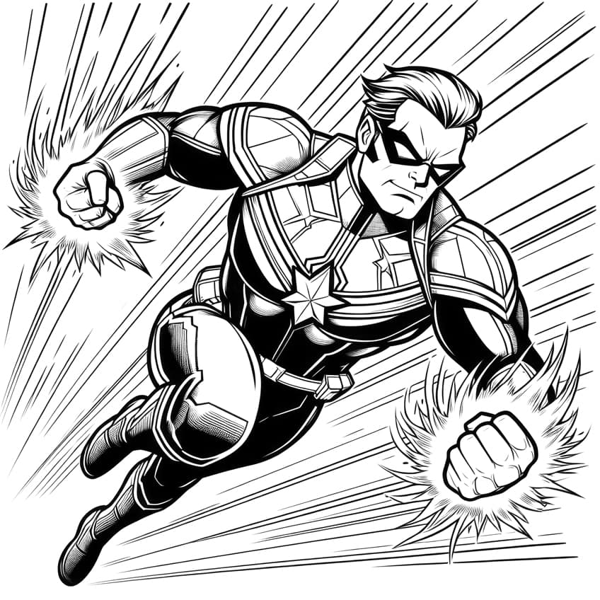 avengers coloring page 09