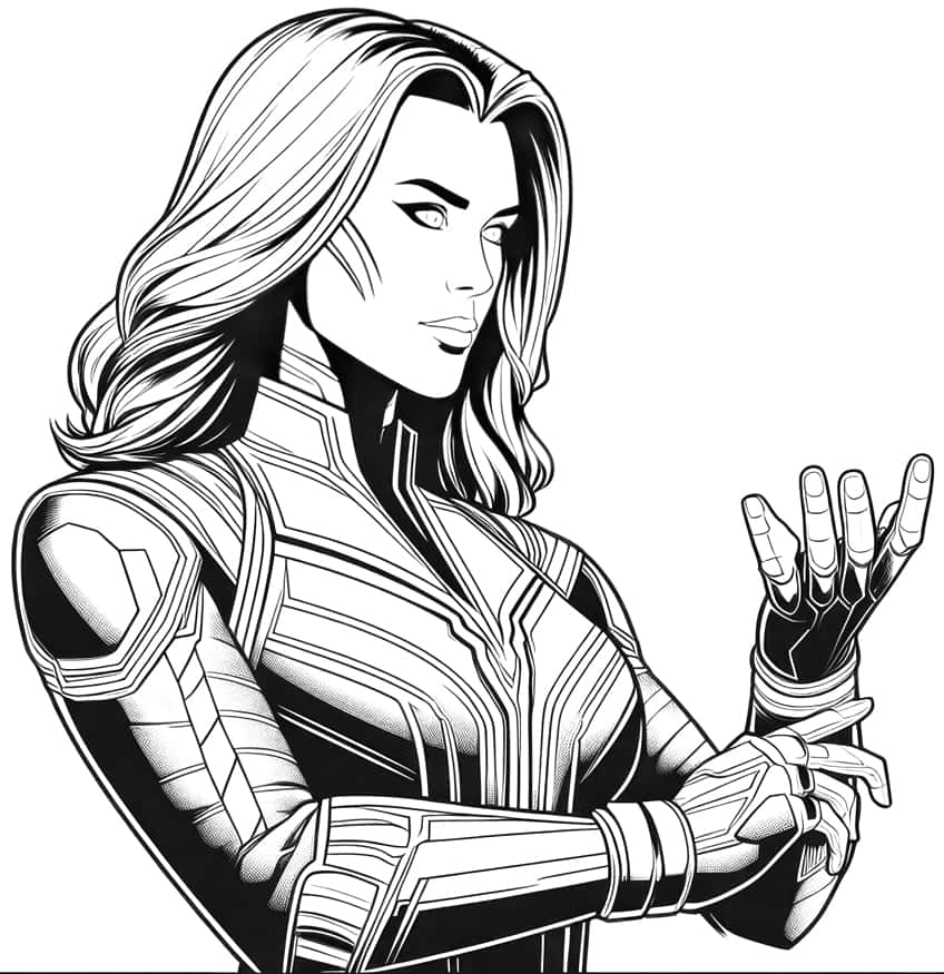 avengers coloring page 27