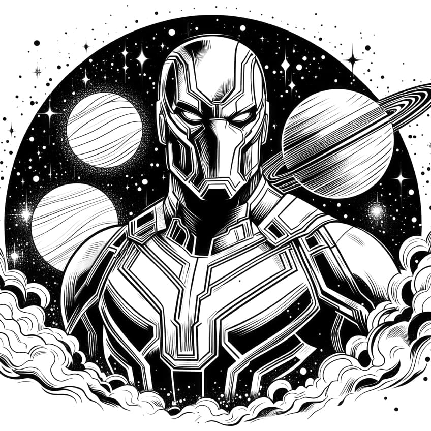 avengers coloring page 39