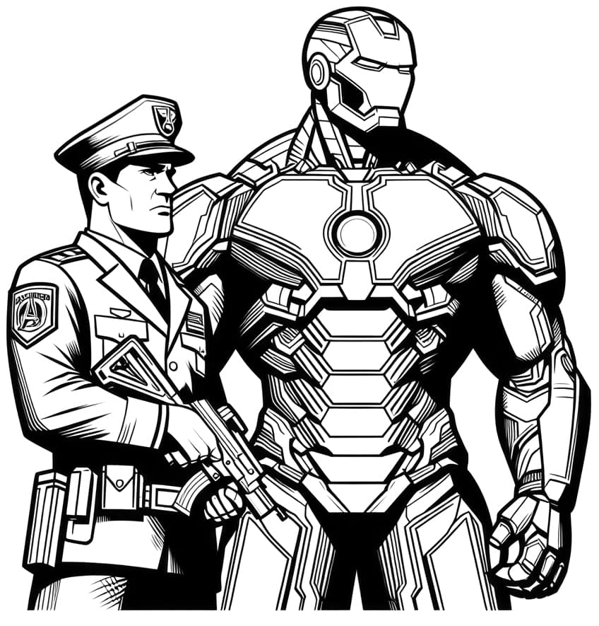 avengers coloring page 41