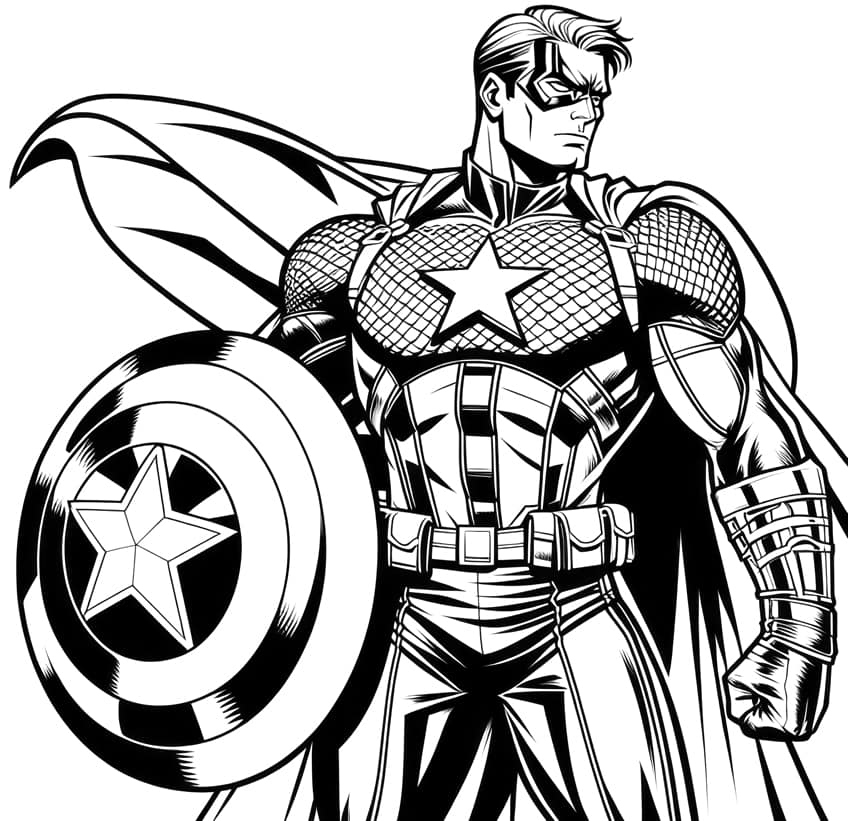 avengers coloring page 42