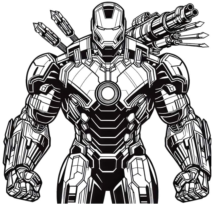 avengers coloring page 43