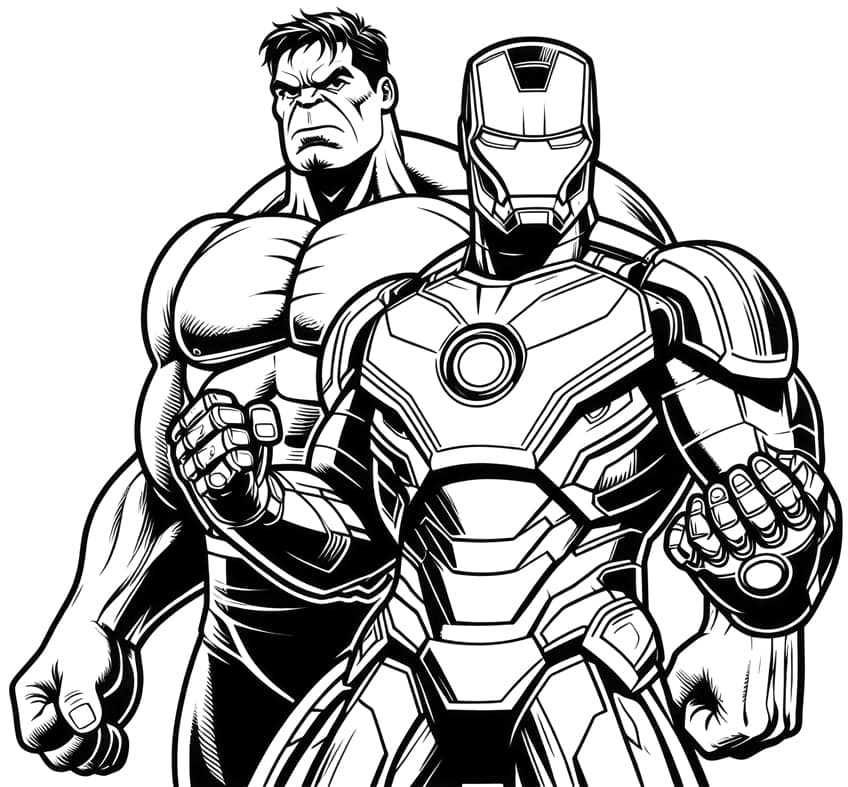 avengers coloring page 44