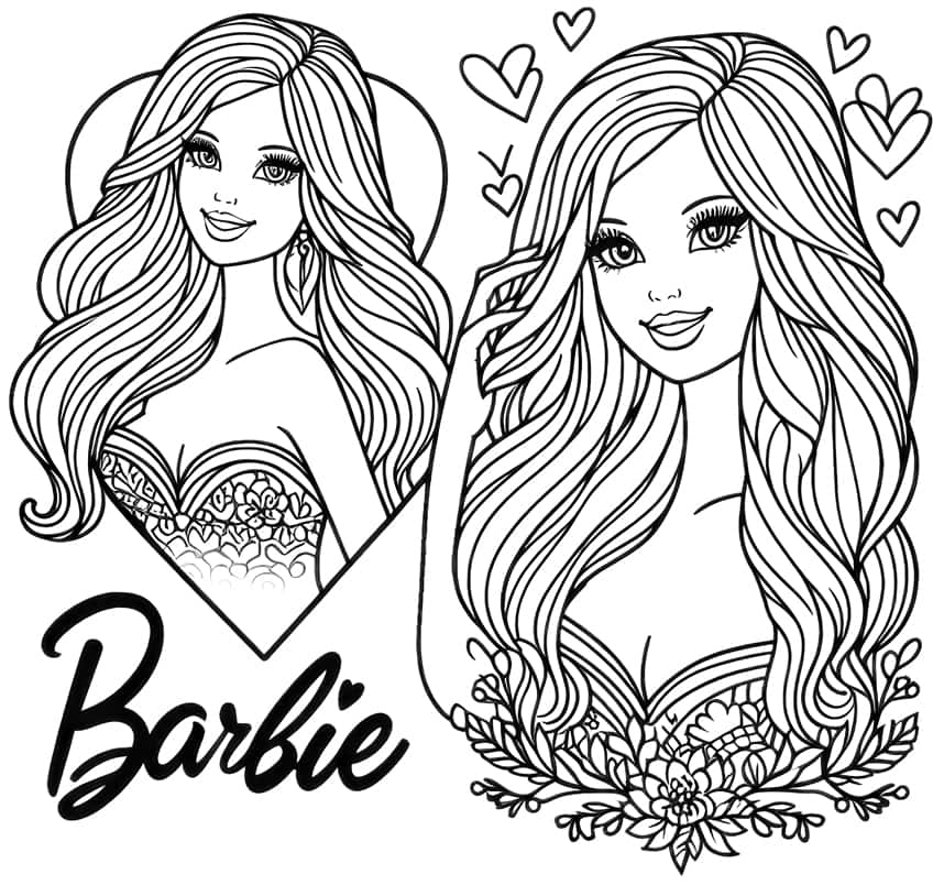 barbie coloring page 31