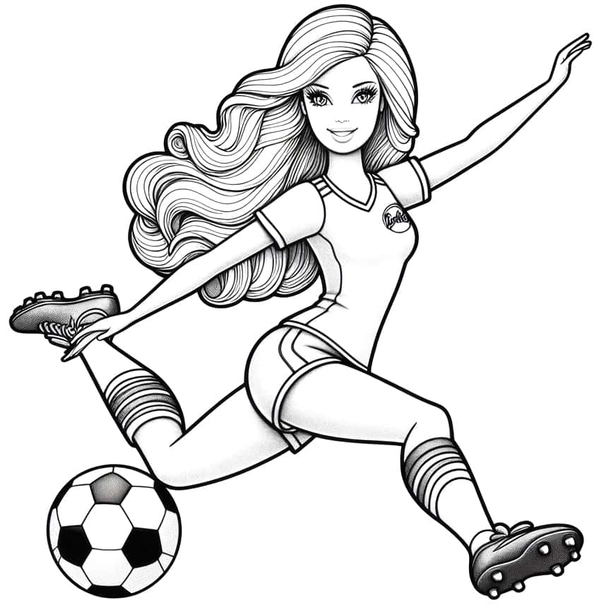 barbie coloring page 37