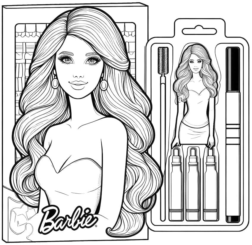 barbie coloring page 41