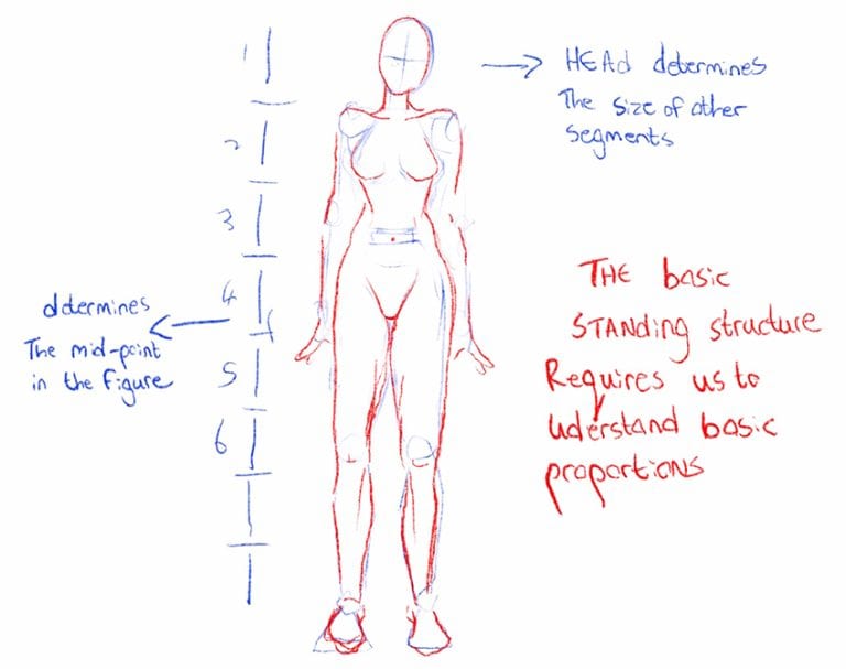 How to Draw a Standing Pose – Essential Drawing Techniques