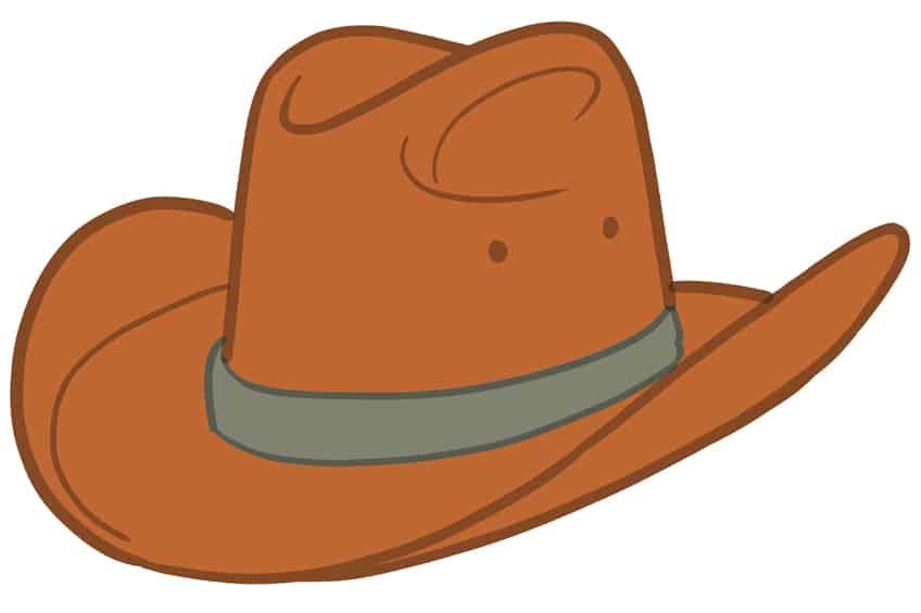 cowboy hat drawing 09