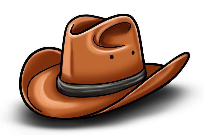 cowboy hat drawing 14