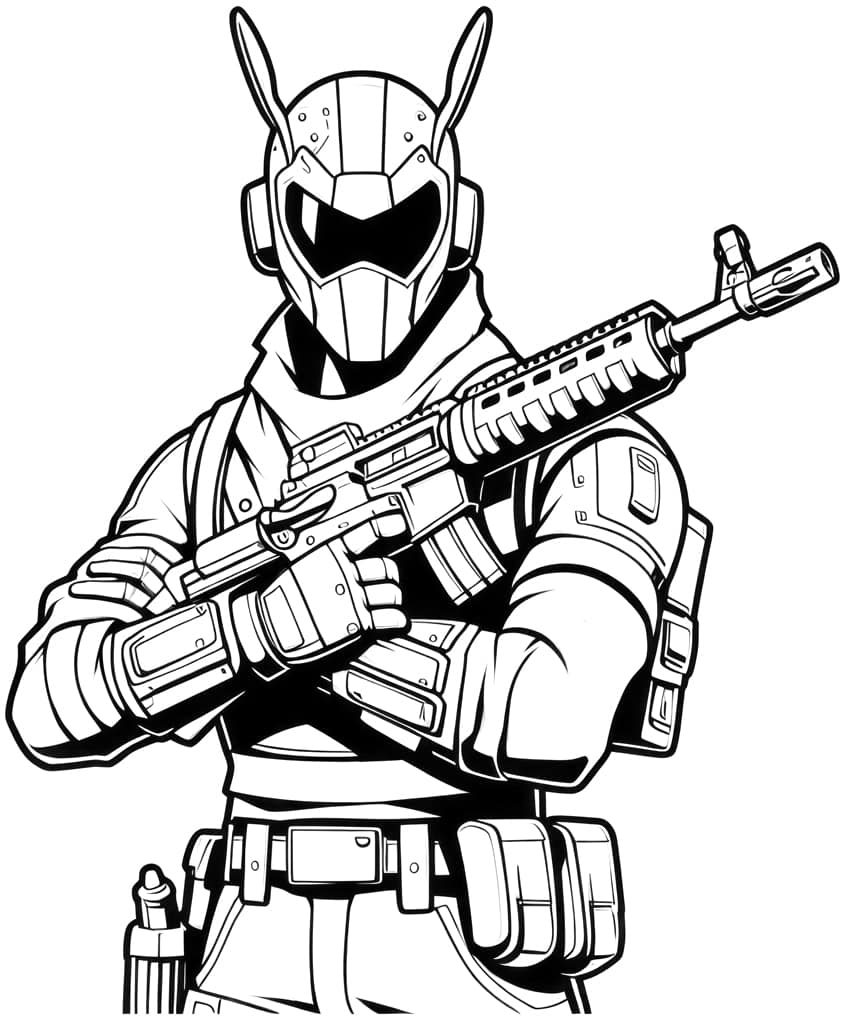 fortnite coloring page 09
