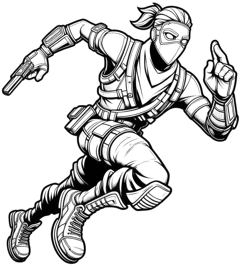 fortnite coloring page 16
