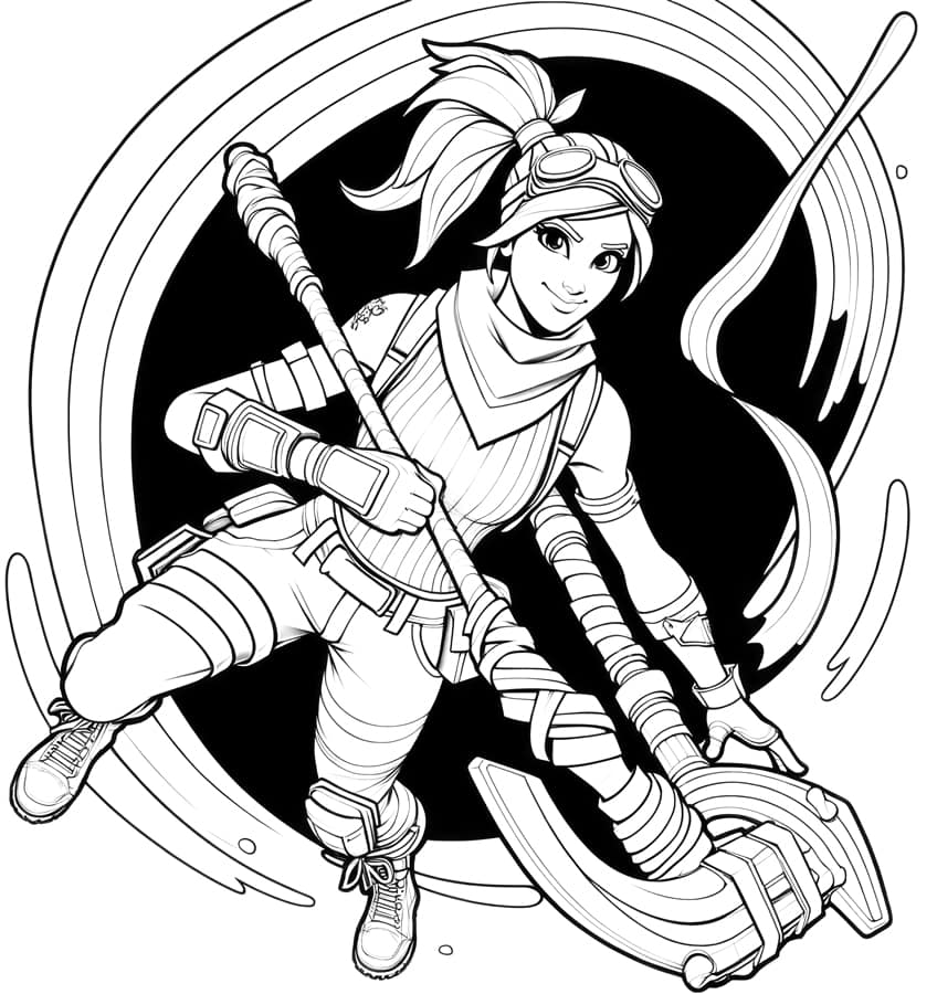 fortnite coloring page 18