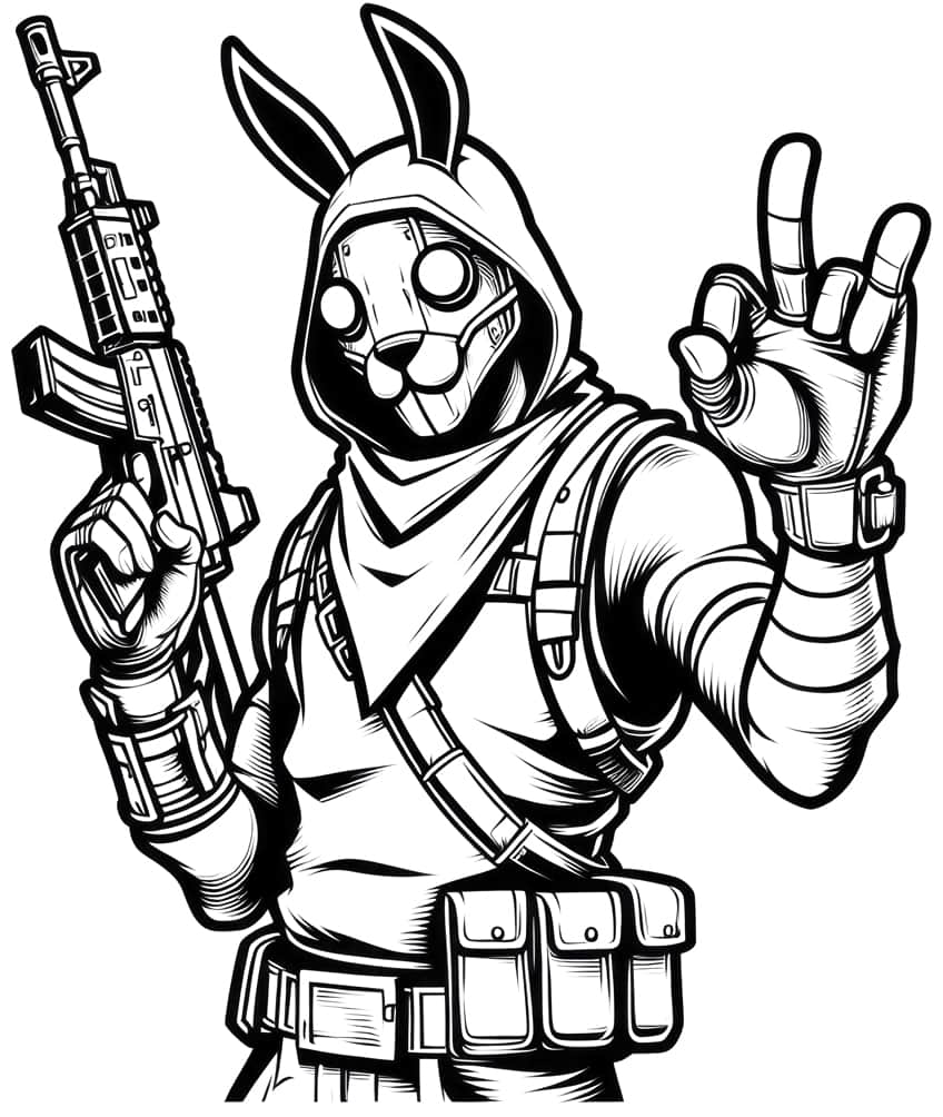 Fortnite Coloring Pages Meowdas