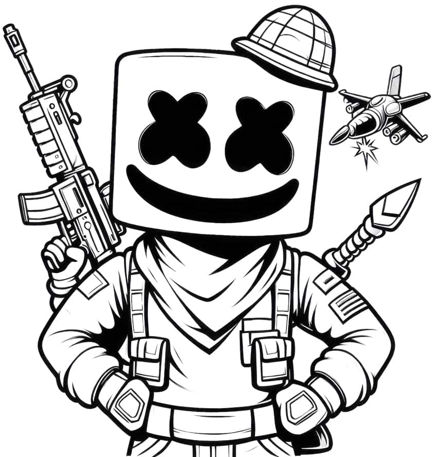 fortnite coloring page 22
