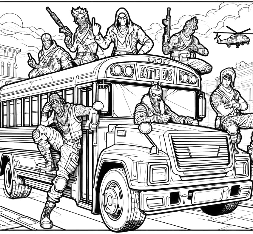 fortnite coloring page 25