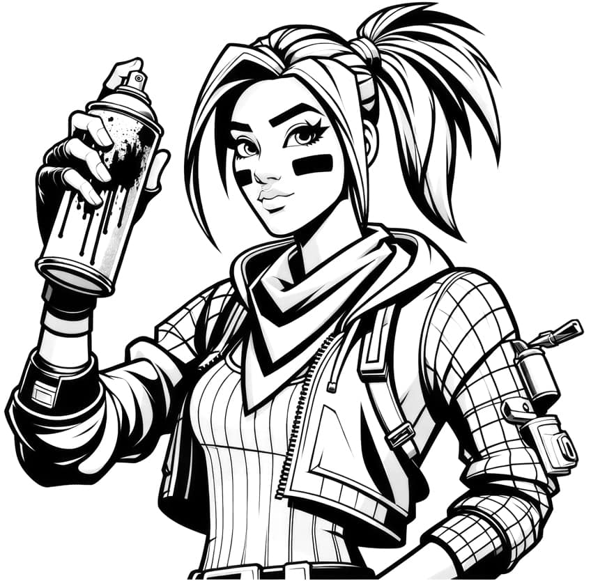 fortnite coloring page 46