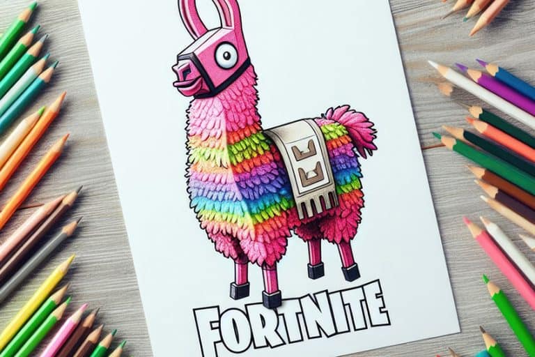 Fortnite Coloring Pages – 48 Action-Packed Coloring Sheets