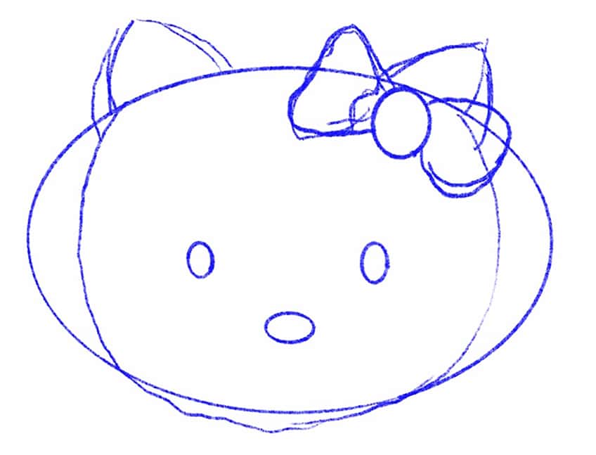 hello kitty drawing 04
