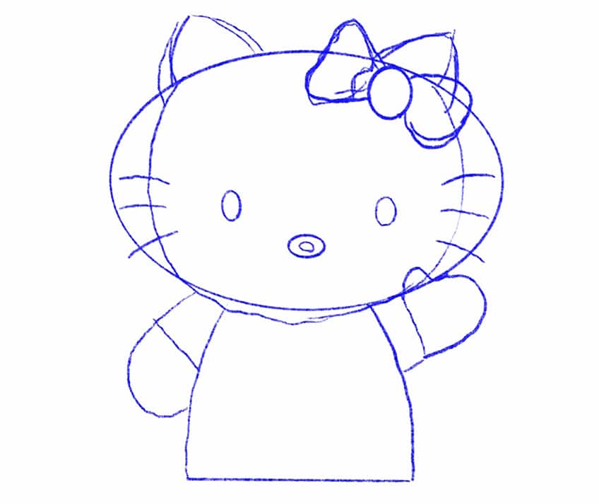 hello kitty drawing 08