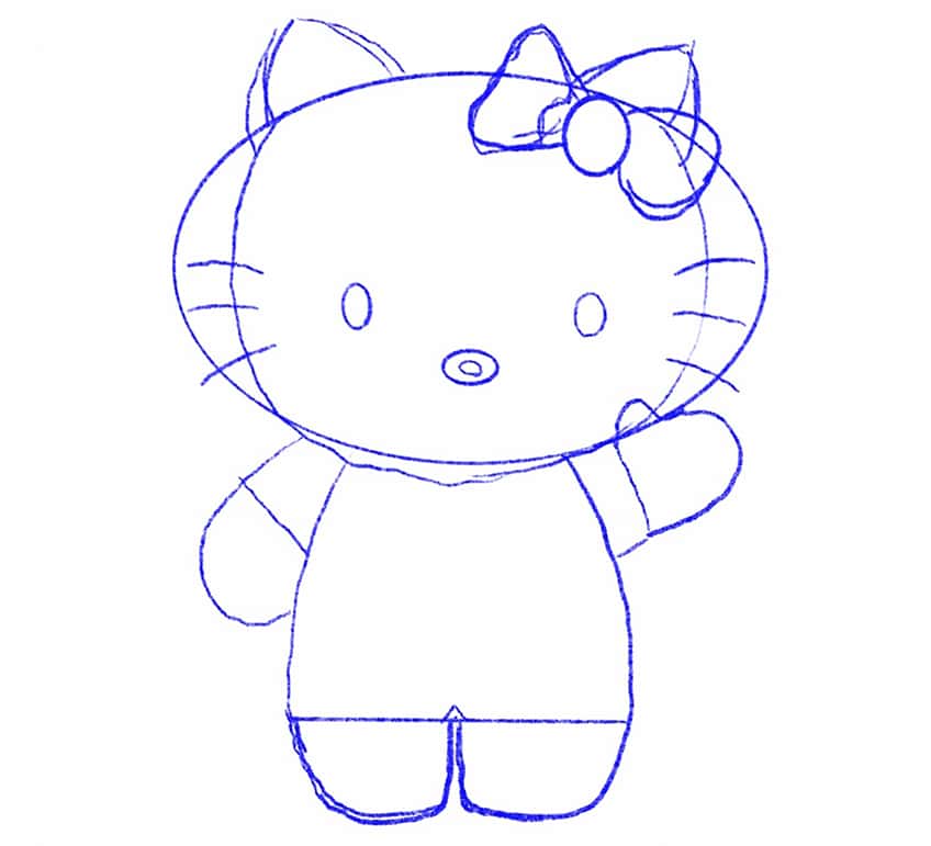 hello kitty drawing 09